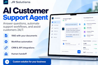 build and ai customer support agent with rag and automation