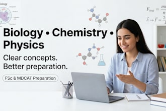 tutor biology chemistry and physics and mdcat