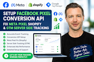 setup facebook pixel conversion API, fix meta pixel shopify, GTM server side