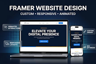do custom framer website design framer website developer redesign framer website