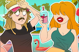 create top quality cartoon characters for childrens books and commercial art