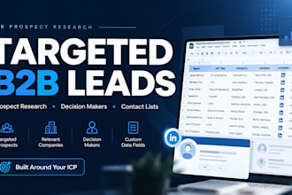 build a targeted b2b lead generation prospect list