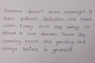 write anything with my beautiful handwriting