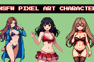 nsfw pixel art character 2d pokemon sprite sheet pixel art animation game art
