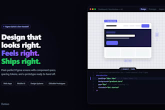 design a clean UI UX for web and mobile apps in figma