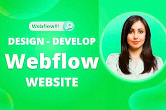 design and build a professional webflow website