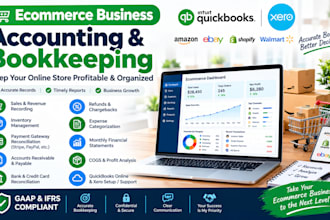 do ecommerce bookkeeping and accounting in quickbooks online
