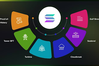 develop solana smart contracts, spl tokens, and web3 dapps