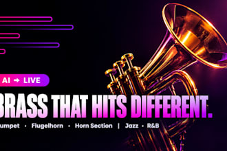 record live brass trumpet, trombone, sax section or horn session for your track