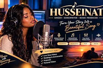 be your female country singer acoustic music producer, female pop rock singer
