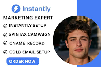 setup instantly spintax campaign instantly cname record fix instantly automation