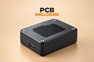 design custom pcb enclosure, electronics housing, solidwork cad for iot devices