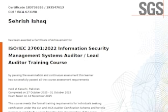 help with iso 27001 implementation and isms documentation
