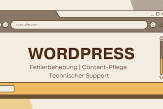 fix wordpress issues, update content, and manage your website