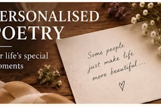write a custom and personalised poem