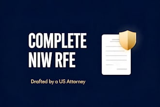 draft your complete eb2 niw rfe response as a US attorney