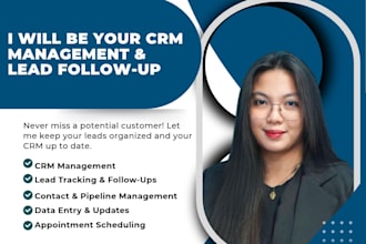 manage your CRM, leads, pipeline and customer follow ups