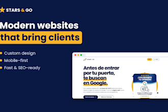 build a modern responsive website for your small business