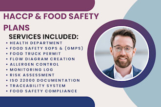 write a food safety sops, health department haccp plans for your food truck