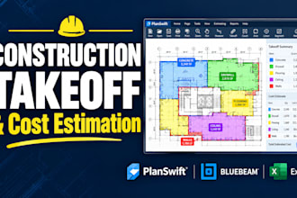 do accurate construction takeoff and material cost estimation using planswift