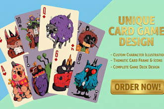 design card game, poker card,  card desk, card box card illustration card design