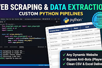 build a custom python web scraper