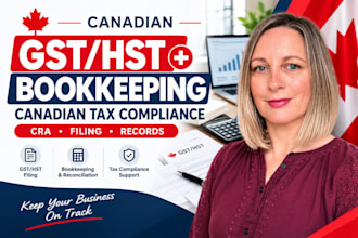do canadian gst hst return filing, canada bookkeeping and tax compliance