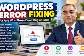 fix wordpress website error