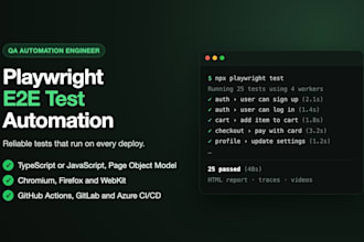 write playwright end to end tests for your web app with ci cd setup