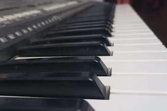 create professional piano music for you