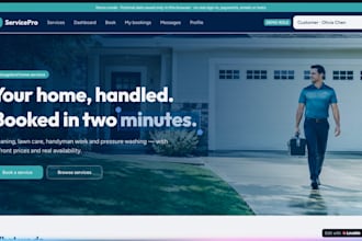build a custom business web app prototype using lovable