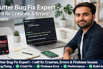 fix flutter app bugs crashes errors and firebase issues