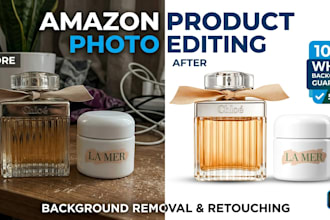 remove background and retouch amazon product photos
