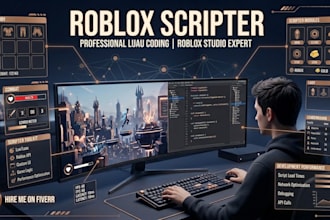 be your roblox scripter for custom game systems