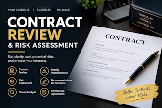 review your contract and identify legal risks and inconsistencies