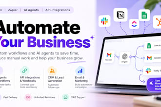 build n8n automation, zapier automation, ai agent, ai automation
