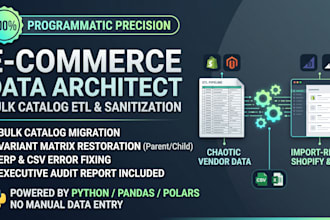 engineer and sanitize your bulk shopify or erp csv catalog