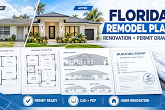 create florida residential remodel and renovation plans