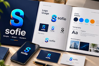 premium design a brand style guide and brand guidelines