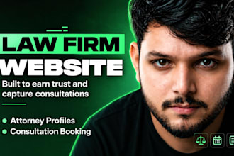 design a law firm website for attorneys and lawyers