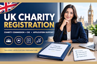 prepare your UK charity cio registration application for charity commission