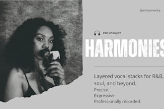 record layered harmonies for your song