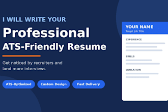 write a professional resume