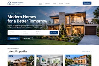 design or redesign wix realtor real estate website wix agent real estate website