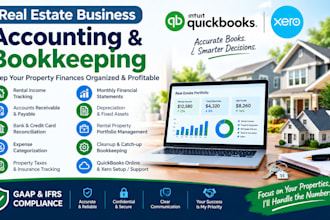 manage real estate bookkeeping and accounting in quickbooks online