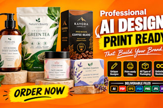 convert ai generated packaging into print ready vector files