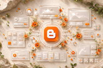 design a premium modern blogger website or blogspot website