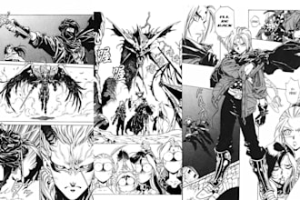 manga pages comic art manga illustration and comic book pages