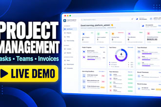 build a custom project management web app