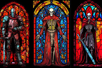 create custom stained glass art, window design, glass panel and colorful glass